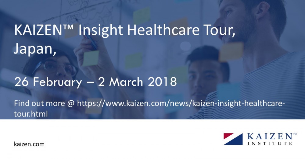 Kaizen Institute Insight Healthcare Tour banner