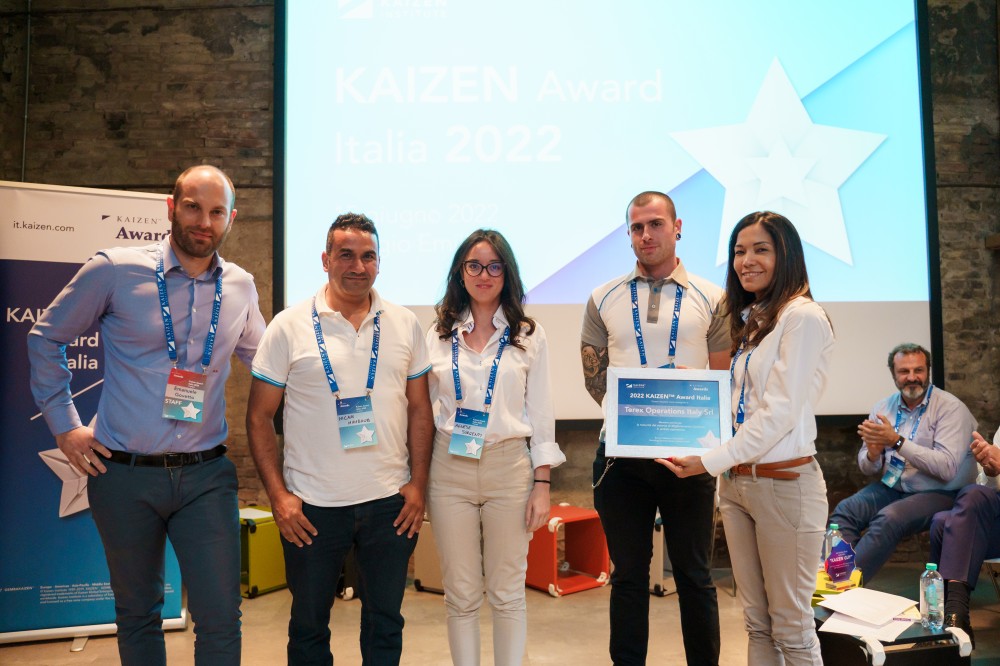 KAIZEN™ Award Italia 2022: il miglioramento continuo in Terex 